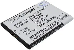 battery for  Brigadier, DuraForce, E6560, E6762, E6782