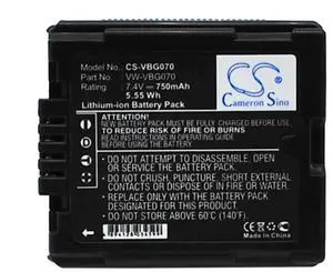 battery for  GS98GK, H288GK, H48, H68GK, HDC-HS100, HDC-HS9, HDC-SD1, HDC-SD100, HDC-SD5, HDC-SD600, HDC-SD700, HDC-SD9, HDC-SX5, NV-GS330, NV-GS500, PV-GS320, PV-GS500, PV-GS80, PV-GS83, PV-GS85, PV-