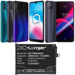 battery for  5062W, 5062Z, Revvl 4 Plus