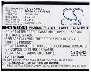 battery for  K3 Note, K50-T3s, K50-T5, Lemon K3 Note