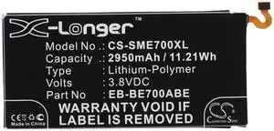 battery for  Galaxy E7, Galaxy E7 Duo, Galaxy E7 Duos 4G, SM-E7000, SM-E7009, SM-E700D, SM-E700F, SM-E700F/DS, SM-E700H, SM-E700H/DD, SM-E700H/DS, SM-E700M, SM-E700M/DS, SM-E700S