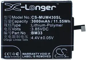 battery for  M4i, X9