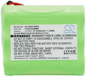 Cameron Sino battery for  Solar Dab 1, SolarDAB radio, Sports Dab1