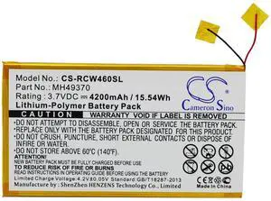 Cameron Sino battery for  10", RCT6203W46, RCT6203W46 10"