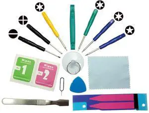 Multipurpose Tool Kit: Screwdriver, Alcohol Wipes, SIM Ejector