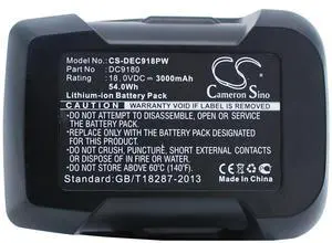 Cameron Sino battery for  DCD925, DCD925B2, DCD925KA, DCD925N