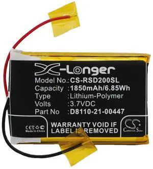 Cameron Sino battery for  Sports Dab2 PN: D8110-21-00447  1850mAh / 6.85Wh