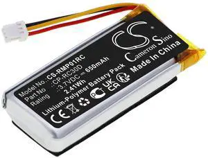 Cameron Sino battery for  BASILISK ULTIMATE, NAGA PRO, RC30-031701, RZ01-03420, RZ01-034200100  PN: CP-RC30D 650mAh / 2.41Wh