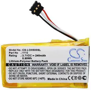 Cameron Sino battery for  H600 981-000341 PN: 1110, 533-000071 180mAh / 0.67Wh