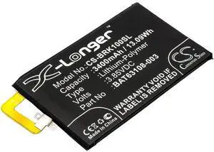 Cameron Sino battery for  BBB100-1, BBB100-1 TD-LTE, BBB100-2, BBB100-3, BBB100-6, DTEK70, KEYone, Mercury  PN:  BAT-63108-003, BAT63108-003 3400mAh / 13.09Wh
