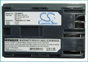 Cameron Sino Battery for Canon ZR40, ZR45MC, ZR70MC, ZR80, ZR85, ZR90, DM-MV100X DM-MV100Xi DM-MV30 DM-MV400 DM-MV430 DM-MV450 DM-MVX1i EOS 10D 1500mAh Cameron Sino Battery for Canon ZR40, ZR45MC, ZR70MC, ZR80, ZR85, ZR90, DM-MV100X DM-MV100Xi DM-MV30 DM-MV400 DM-MV430 DM-MV450 DM-MVX1i EOS 10D 1500mAh