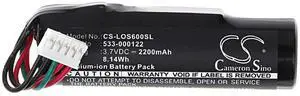 Cameron Sino Battery for Logitech UE ROLL, UE ROLL 2, UE Roll Ears Boom, WS600, WS600BL, WS600VI PN:Logitech 533-000122, T11715170SWU 2200mAh / 8.14Wh Cameron Sino Battery for Logitech UE ROLL, UE ROLL 2, UE Roll Ears Boom, WS600, WS600BL, WS600VI PN:Logitech 533-000122, T11715170SWU 2200mAh / 8.14Wh
