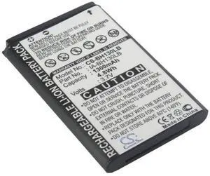 Cameron Sino Battery for Samsung SMX-C14, SMX-C10, SMX-C20, SMX-C24, SMX-K40, SMX-K44, SMX-K45, HMX-W300, and others  1300mAh/4.8Wh