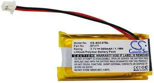 Cameron Sino Battery for Dogtra EF3000 Gold, EF3000 Gold Dog containment sy, iQ, iQ plus remote dog training co PN:Dogtra BP37F 300mAh / 1.11Wh