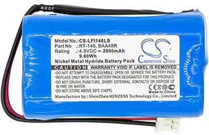 Cameron Sino Battery for LFI Daybrite Emergi-Lite BAA48R, Light Alarms BL93NC487, Lights Emergency Light PN:LFI BAA48R, BL93NC487, RT-146 2000mAh / 9.60Wh