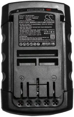 Cameron Sino Battery for Bosch 11536C, 11536C-1, 11536C-2, 11536VSR, 1651, 1651B, 1651K, 1671, 1671B, 1671K, 18636, 18636-01, 18636-02, 18636-03, 18636B, 38636, 38636-01, 38636B 4000mAh Cameron Sino Battery for Bosch 11536C, 11536C-1, 11536C-2, 11536VSR, 1651, 1651B, 1651K, 1671, 1671B, 1671K, 18636, 18636-01, 18636-02, 18636-03, 18636B, 38636, 38636-01, 38636B 4000mAh