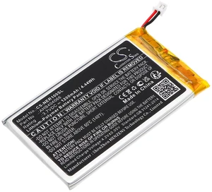 CS Replacement Battery for Neeo Control 4,NE-RMT PN:AHB404066 1200mAh / 4.44Wh CS Replacement Battery for Neeo Control 4,NE-RMT PN:AHB404066 1200mAh / 4.44Wh