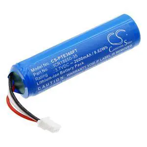CS Replacement Battery for Petzl E36NAO,Nao,Nao+,Stirnlampen,Neo PN:ICR18650-35 2600mAh / 9.62Wh CS Replacement Battery for Petzl E36NAO,Nao,Nao+,Stirnlampen,Neo PN:ICR18650-35 2600mAh / 9.62Wh