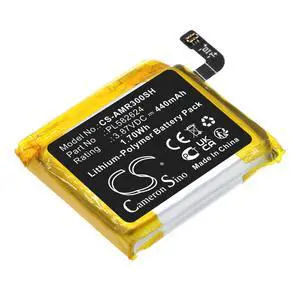CS Replacement Battery for Amazfit GTR 3,GTR 3 Pro,A2040,A2039 PN:PL582624 440mAh / 1.7Wh CS Replacement Battery for Amazfit GTR 3,GTR 3 Pro,A2040,A2039 PN:PL582624 440mAh / 1.7Wh