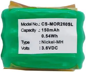 CS Replacement Battery for Motorola R2600,R2660,R2670,PMB3.6b PN: 150mAh / 0.54Wh CS Replacement Battery for Motorola R2600,R2660,R2670,PMB3.6b PN: 150mAh / 0.54Wh