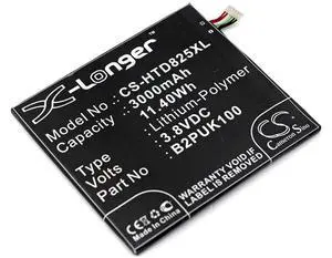 CS Replacement Battery for HTC Desire 825,Desire 825 TD-LTE,D825u,Desire 825 Dual Sim,D825h,2PUK00 PN:B2PUK1 3000mAh / 11.4Wh CS Replacement Battery for HTC Desire 825,Desire 825 TD-LTE,D825u,Desire 825 Dual Sim,D825h,2PUK00 PN:B2PUK1 3000mAh / 11.4Wh