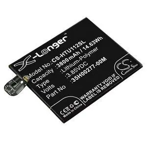 CS Replacement Battery for HTC U11+,U11 Plus PN:35H00277-00M,35H00271-01M 3800mAh / 14.63Wh CS Replacement Battery for HTC U11+,U11 Plus PN:35H00277-00M,35H00271-01M 3800mAh / 14.63Wh