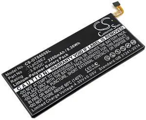 CS Replacement Battery for BlackBerry,Alcatel DTEK50,DTEK50 LTE AM STH100-1,STH100-2,Neon PN:TLp026E2 2200mAh / 8.36Wh CS Replacement Battery for BlackBerry,Alcatel DTEK50,DTEK50 LTE AM STH100-1,STH100-2,Neon PN:TLp026E2 2200mAh / 8.36Wh