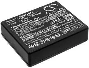 Battery for HME Tempest 2.4GHz beltstation, TMP-R224, TMA-BAT-02, Pliant BeltStations,  MasterBelt