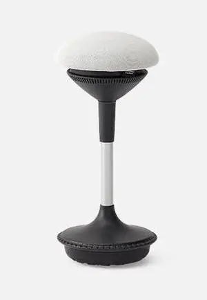 Autonomous ErgoStool Ergonomic Stool Adjustable Wobble Chair Cool Gray