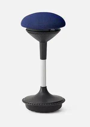 Autonomous ErgoStool Ergonomic Stool Adjustable Wobble Chair Navy Blue