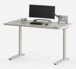Autonomous SmartDesk 5 Electric Standing Desk 53x29 Stone Beige - SmartDesk 5 Pro Autonomous SmartDesk 5 Electric Standing Desk 53x29 Stone Beige - SmartDesk 5 Pro
