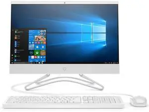 2020 HP 22 All-in-One Desktop Computer : 21.5" Widescreen FHD/Intel Celeron G4900T 2.9 GHz/ 4GB DDR4 RAM/ 1TB HDD/DVD-Writer/AC WiFi/HDMI/Bluetooth/White/Windows 10 Home