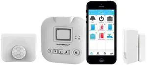 Skylink SK-150 Connected Wireless Alarm System, Security & Home Automation System, iOS iPhone & Android Smartphone, Echo Alexa & IFTTT Compatible with No Monthly Fees, White