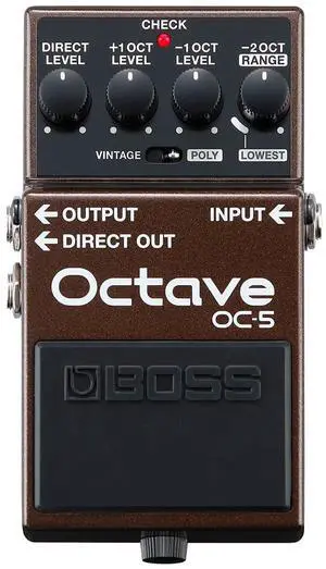 Boss OC-5 Polyphonic Guitar/Bass Octave Pedal