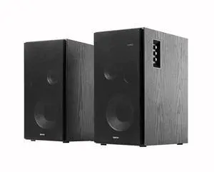 Edifier R2850DB Bluetooth Bookshelf Speakers, Wireless Studio Monitor, 3-Way Powered 150W Tri-Amp Speaker with Subwoofer- Black (Pair)