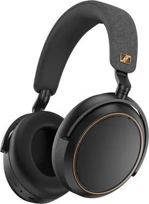 Sennheiser Consumer Audio Momentum 4 Wireless Headphones - Bluetooth Headset for Crystal-Clear Calls with Adaptive Noise Cancellation, 60h Battery Life, Lightweight Folding Design - Black/Copper