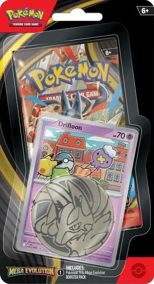 Pokemon TCG Mega Evolution Single Pack Blister Drifloon