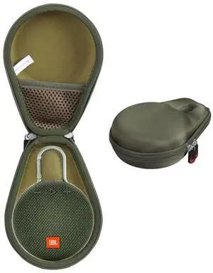 Hermitshell Travel Case Fits JBL Clip 3 Portable Waterproof Wireless Bluetooth Speaker (Forest Green)