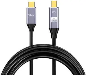 YMY USB C (The Source) to Mini Displayport Cable, 4K 60Hz 6ft USB Type C (Thunderbolt 3) to Mini DP Video Convert Cable Support Screen Mirroring Mode & Extend Mode, Not-Bidirectional YMY USB C (The Source) to Mini Displayport Cable, 4K 60Hz 6ft USB Type C (Thunderbolt 3) to Mini DP Video Convert Cable Support Screen Mirroring Mode & Extend Mode, Not-Bidirectional
