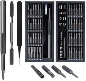 STREBITO Micro Screwdriver Set 50 in 1 Precision Screwdriver Set, S2 Steel Multi Bit Mini Repair Kit for Electronics, Computer, Phone, Laptop, Glass, Watch, Switch, Game Controller