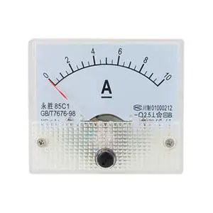 uxcell Analog Current Panel Meter DC 0-10A 85C1A Ammeter for Automotive Circuit Testing Charging Battery Ampere Tester Gauge Pack of 1