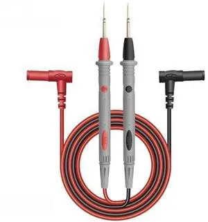 Test leads 1000V 20A Ultra-Sharp Gold-Plated Test Probe Lead for Multimeter Meter Test lead, 40.5 inch / 103 cm, multimeter test leads for Fluke/AstroAI/INNOVA/Klein Multimeter Electronic Clamp tester