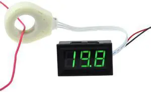 bayite DC 5-120V 100A Mini Digital Current Voltage Amp Meter Ammeter Gauge with Hall Effect Sensor Transformer