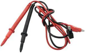 LDEXIN Multimeter Voltmeter Test Lead, Cable Banana Plug Probe Digital Multimeter Wire Cable 1000V, Black Red