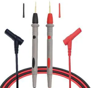 Multimeter Test Leads 1000V 20A,Silicone Meter Leads Ultra-Sharp Gold-Plated Test Probe,0.16 in/4mm Banana Plugs for Fluke/AstroAI/INNOVA/Klein Digital Multimeter