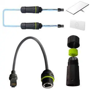 YIGORN Starlink Ethernet Adapter Gen 3/Mini, Cable 1.64FT With RJ45 Interface for Connecting Standard V3/Mini Dish and Router, Waterproof -1PCS