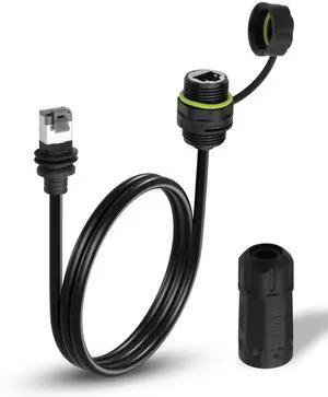 CERRXIAN for Starlink Ethernet Adapter Gen 3/Mini, Starlink Mini Ethernet Extension to RJ45 Coupler, Waterproof IP68, CAT 6A, Compatible with Starlink Gen 3 Dish and Router - 1.64FT / 0.5M