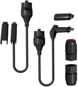 BarBaren for Starlink Ethernet Adapter Gen 2, Starlink Cable Starlink V2 SPX Plug to RJ45 Adapters Female Connectors for Starlink Gen 2 Dishy and Router (Pair for Dish and Router), Waterproof