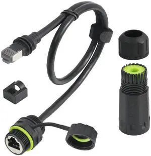 ANMBEST Starlink Ethernet Adapter Gen 3/Mini, IP68 Waterproof Standard V3/Mini Dish and Router Connector, Starlink Cable Extension to RJ45 Ethernet Cable Interface