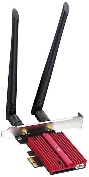 Cudy AX5400 Wireless WiFi 6E PCIe Card for PC, Bluetooth 5.3, AX210 Module Inside, Bluetooth 5.2/5/4.0, 802.11ax/ac/a/b/g/n, Windows 11,10, WE3000S Cudy AX5400 Wireless WiFi 6E PCIe Card for PC, Bluetooth 5.3, AX210 Module Inside, Bluetooth 5.2/5/4.0, 802.11ax/ac/a/b/g/n, Windows 11,10, WE3000S